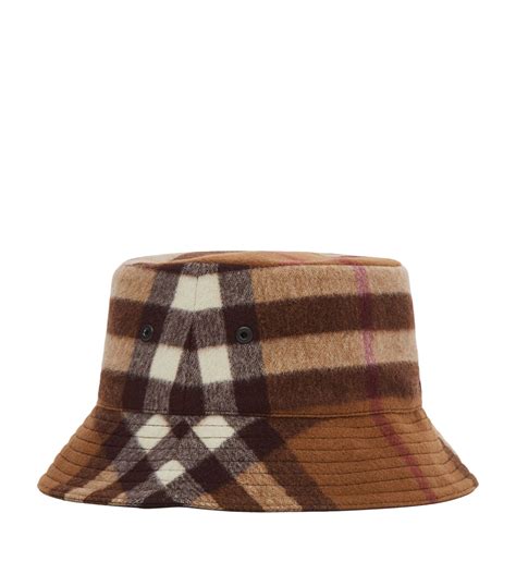 burberry fur print bucket hat|burberry check wool bucket hat.